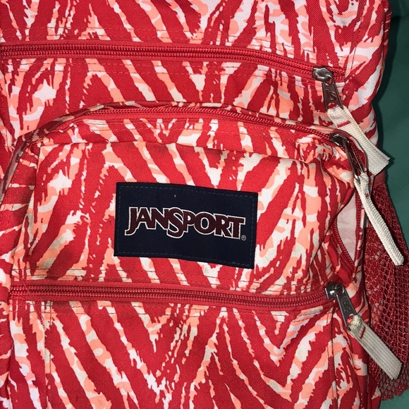 Jansport Bags Orange Animal Print Jansport Backpack Poshmark